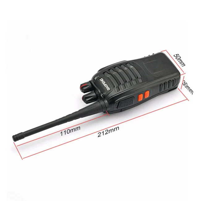 NARIYA'S BAOFENG BF-888S UHF Radio WALKY TALKY 4 PAIR (BLACK) - Image 4