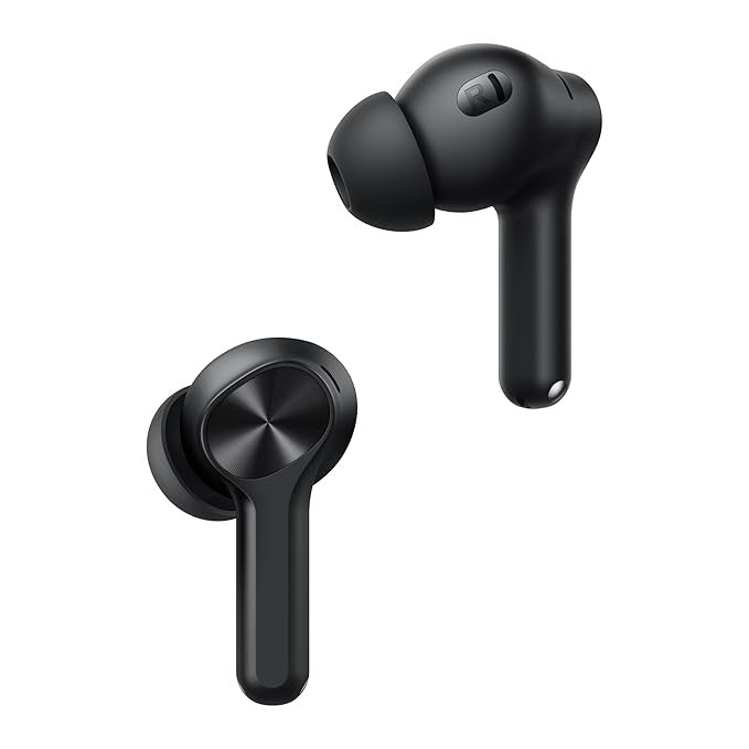 realme Buds T200x True Wireless Earbuds with 12.4mm Dynamic Bass Drivers, 25 dB ANC, Quad Mic, 45ms Latency, Upto 48 Hrs Playback, Fast Charge, IP55 Rated, BT 5.4 (Pure Black) - Image 4