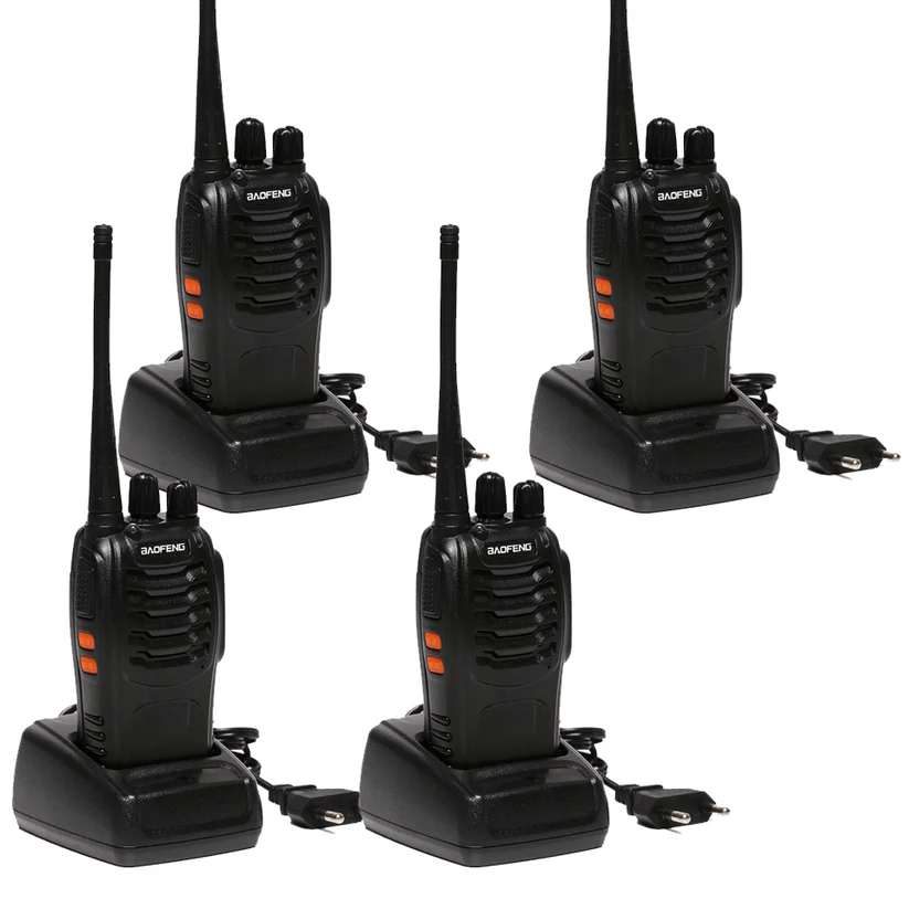NARIYA'S BAOFENG BF-888S UHF Radio WALKY TALKY 4 PAIR (BLACK) - Image 2