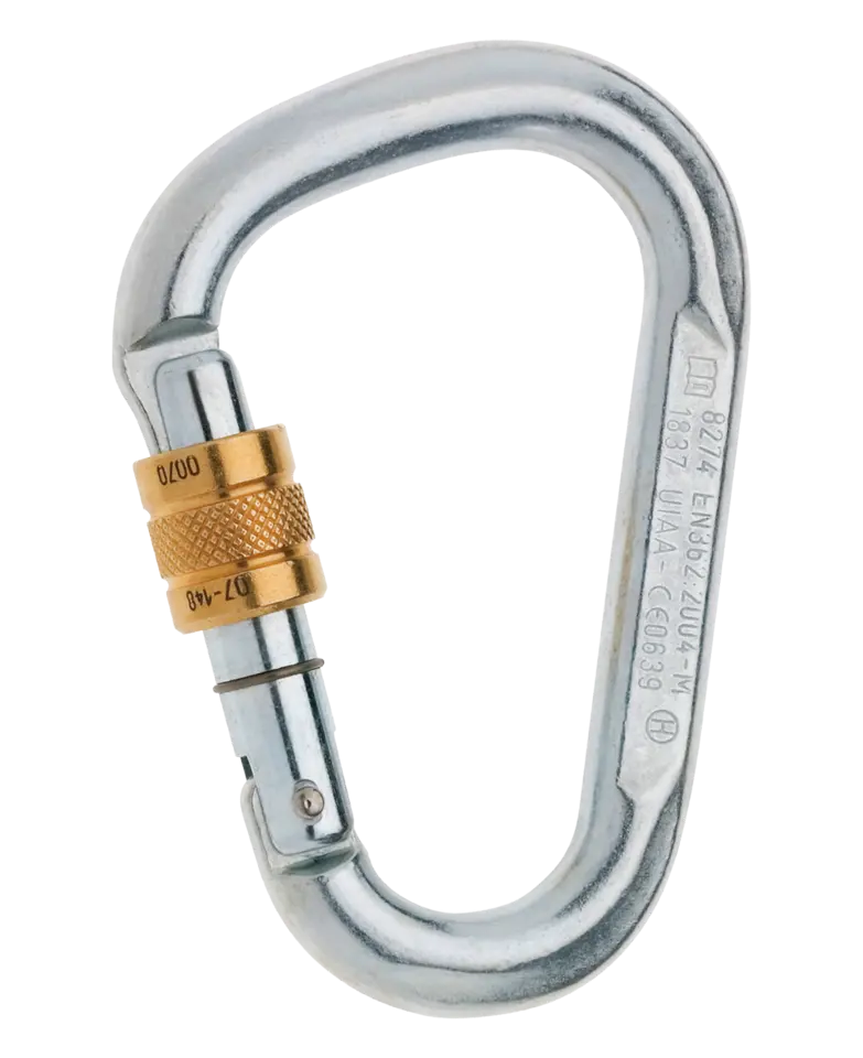 EDELRID STEEL HMS SCREW Locking Carabiner