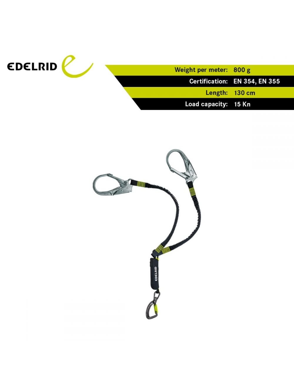 Edelrid Shockstop Pro Twister Triple 130 Cm - Image 2