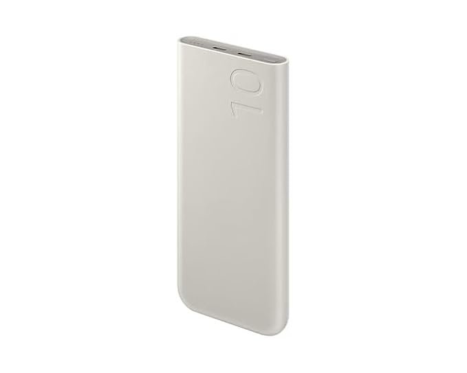 Samsung Galaxy 10000mAh Power Bank, 25W Fast Charging, Dual Output, Quick Charge, Beige - Image 7