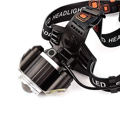 3 LED Headlamp Rechargeable, Ultra Bright Headlight with Red Light, 4 Modes, USB Rechargeable - Image 2